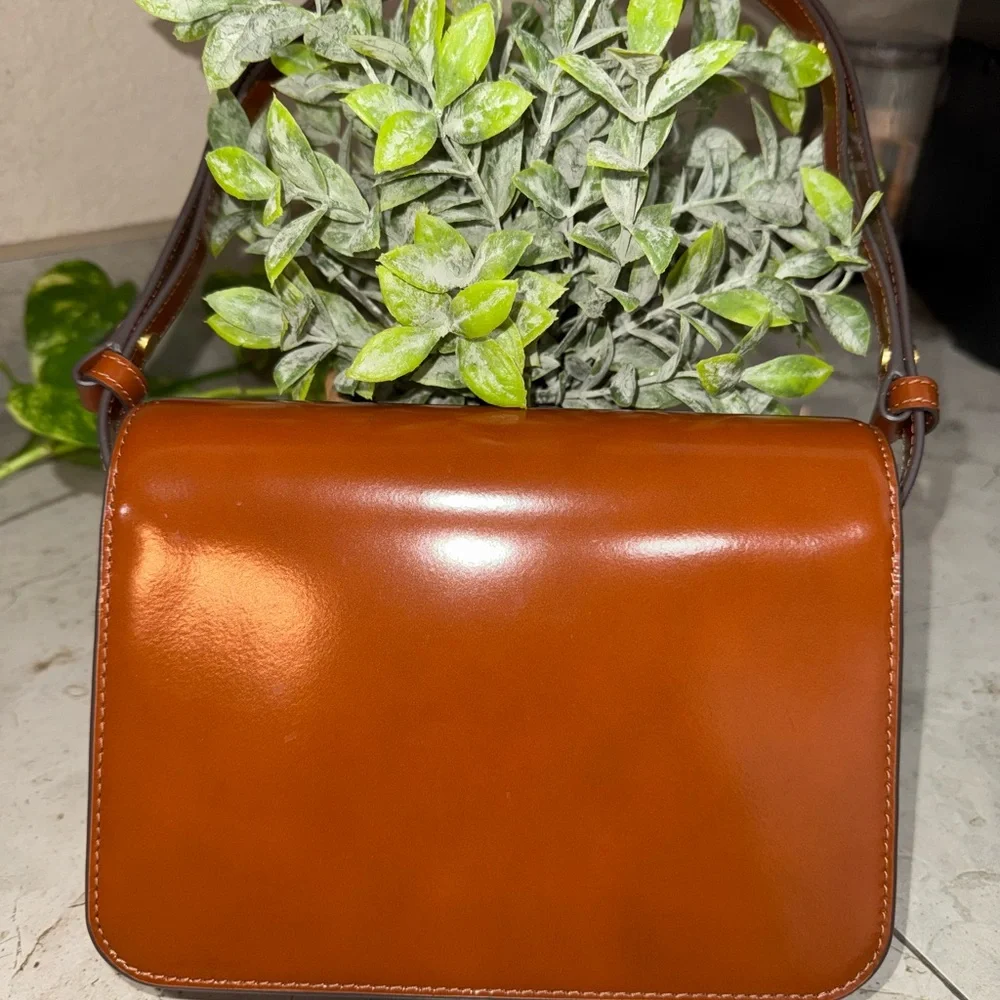 Tory Burch Tan Leather Crossbody Bag - Picture 3 of 16